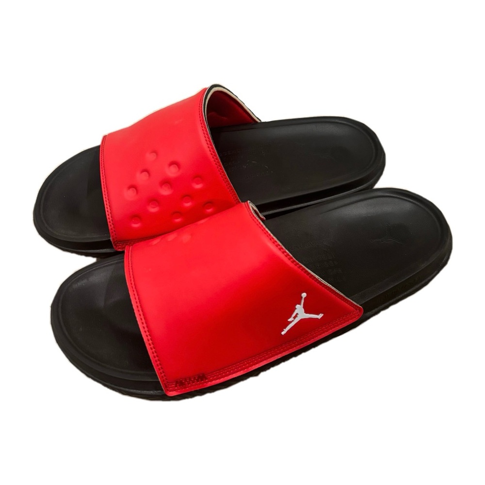Nike Air Jordan Men's Red Slides